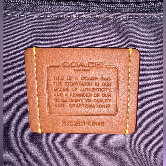SOLD on Ⓜ️ Coach Purple Bag - Picture 9 of 9